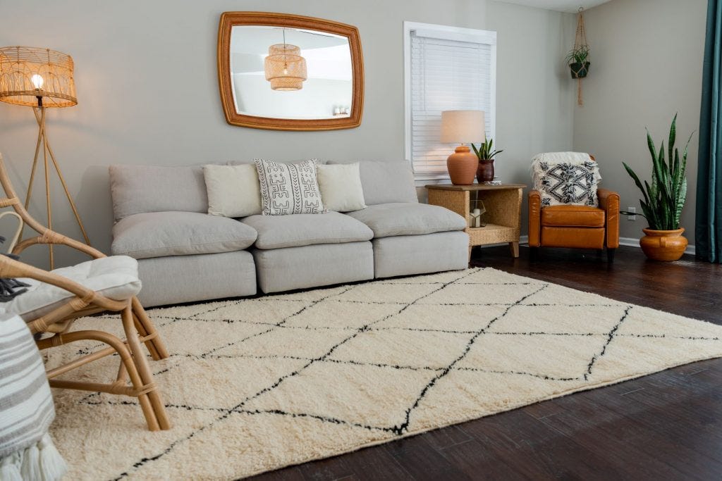 Moroccan Beni-Ourain rug