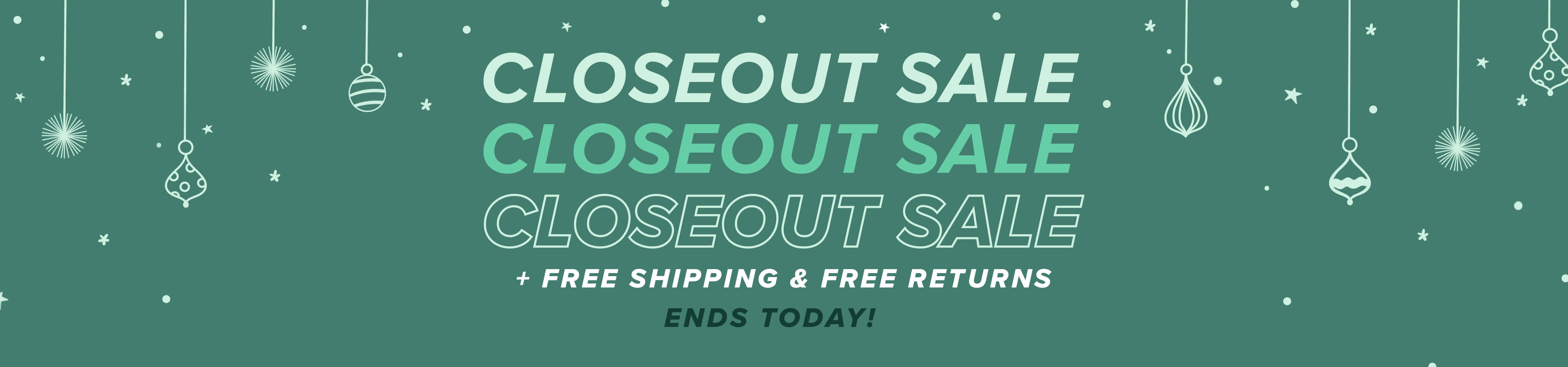 Closeout Sale