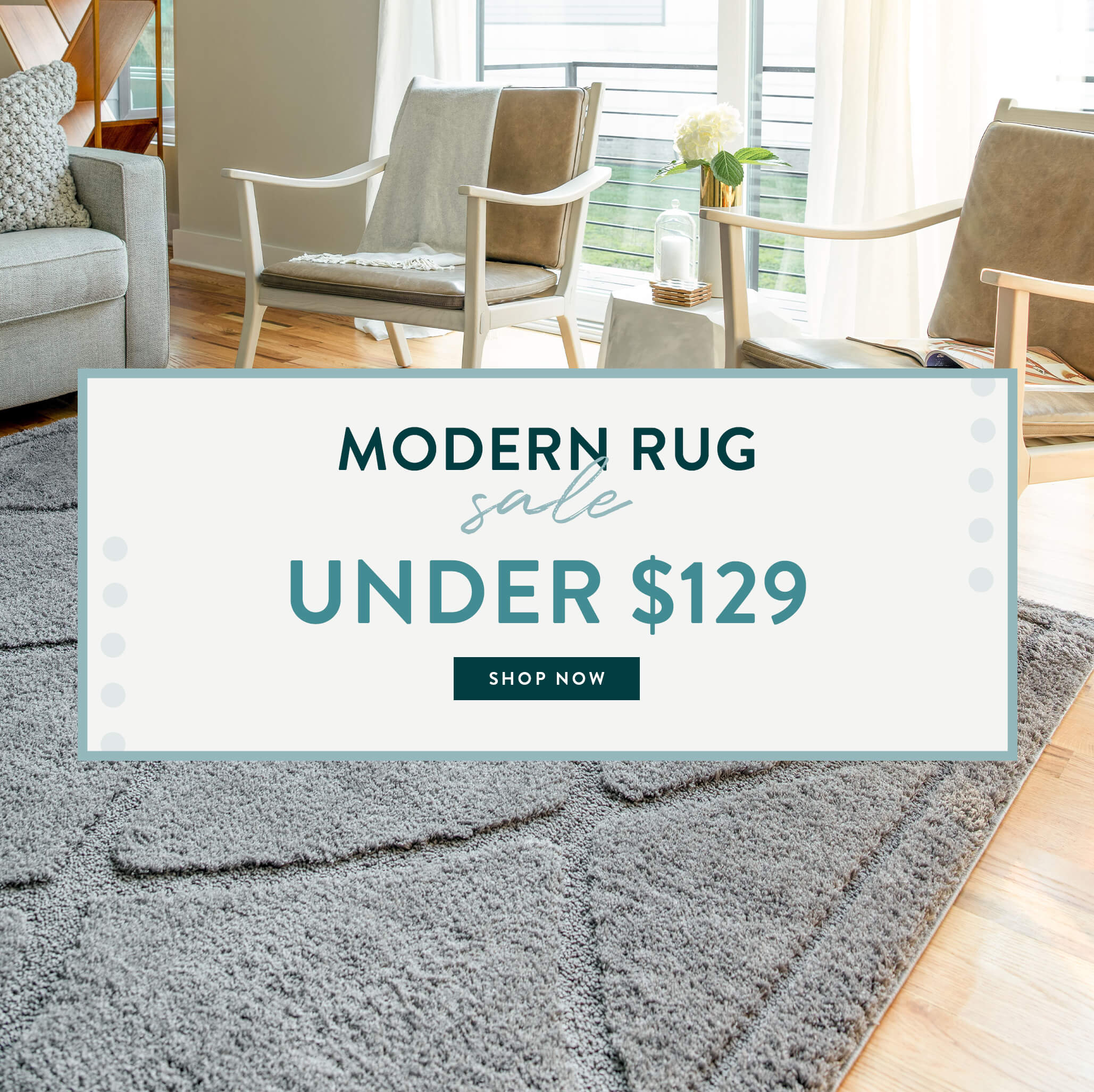 Modern Rugs under $129