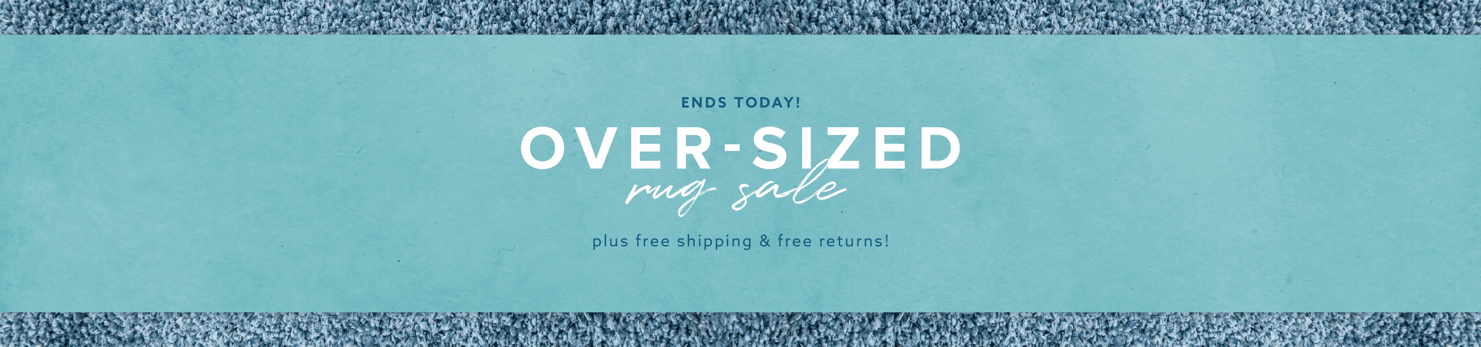 Over-Sized Rug Sale