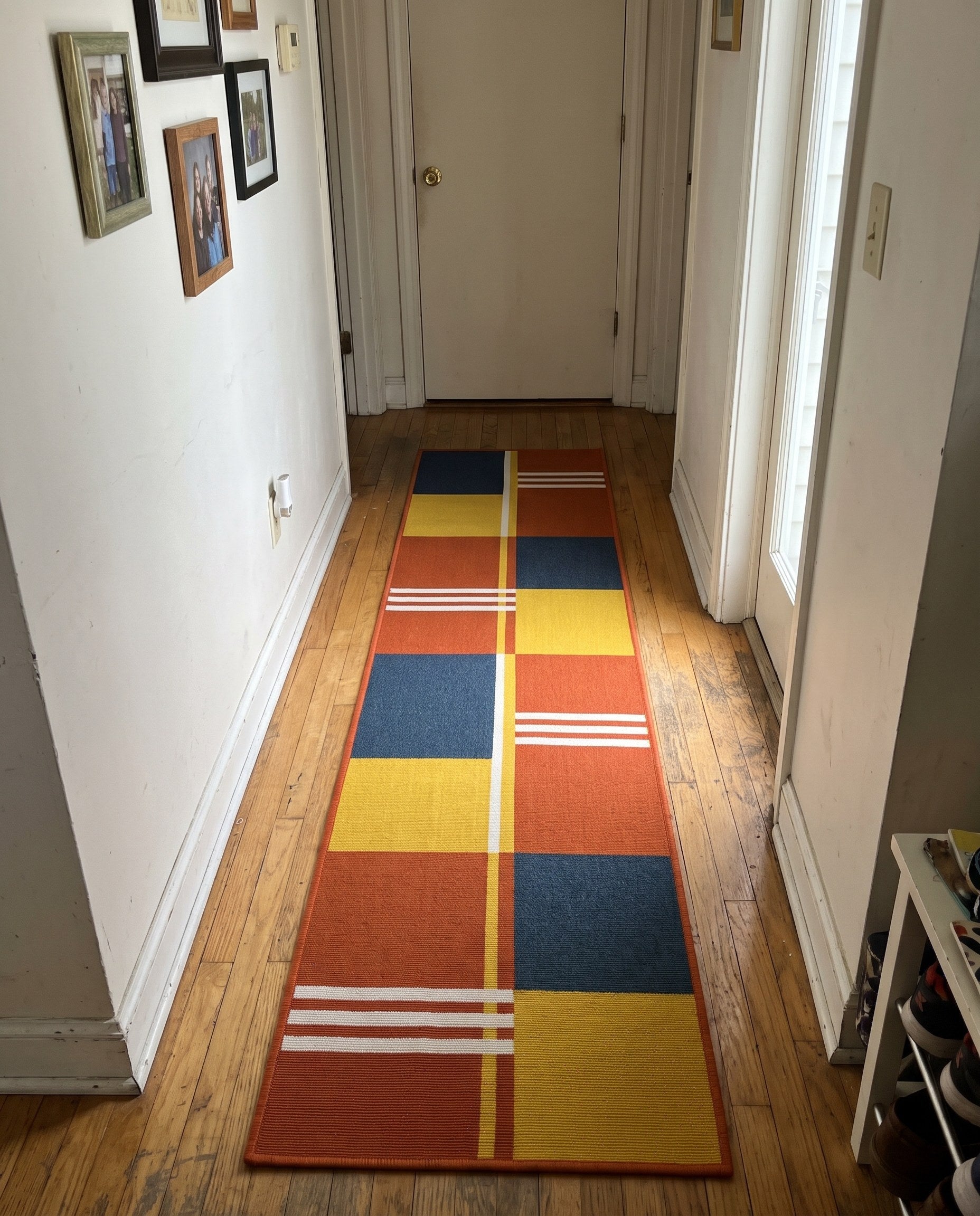 2' 7 x 10' Dover · Geometric colorblock Outdoor Rug, multi