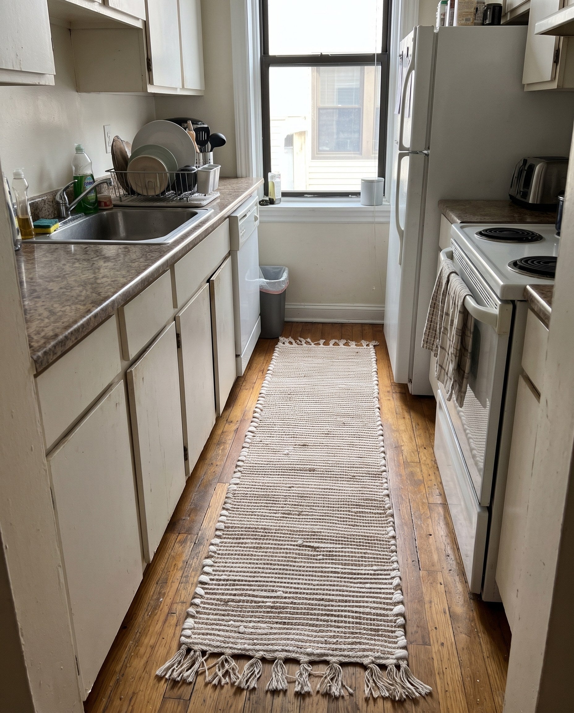 1' 2 x 6' 1 Milbank · Striped Chindi Rug