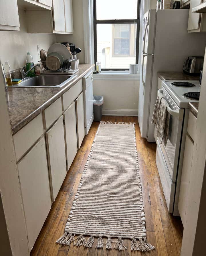 1' 2 x 6' 1 Milbank · Striped Chindi Rug