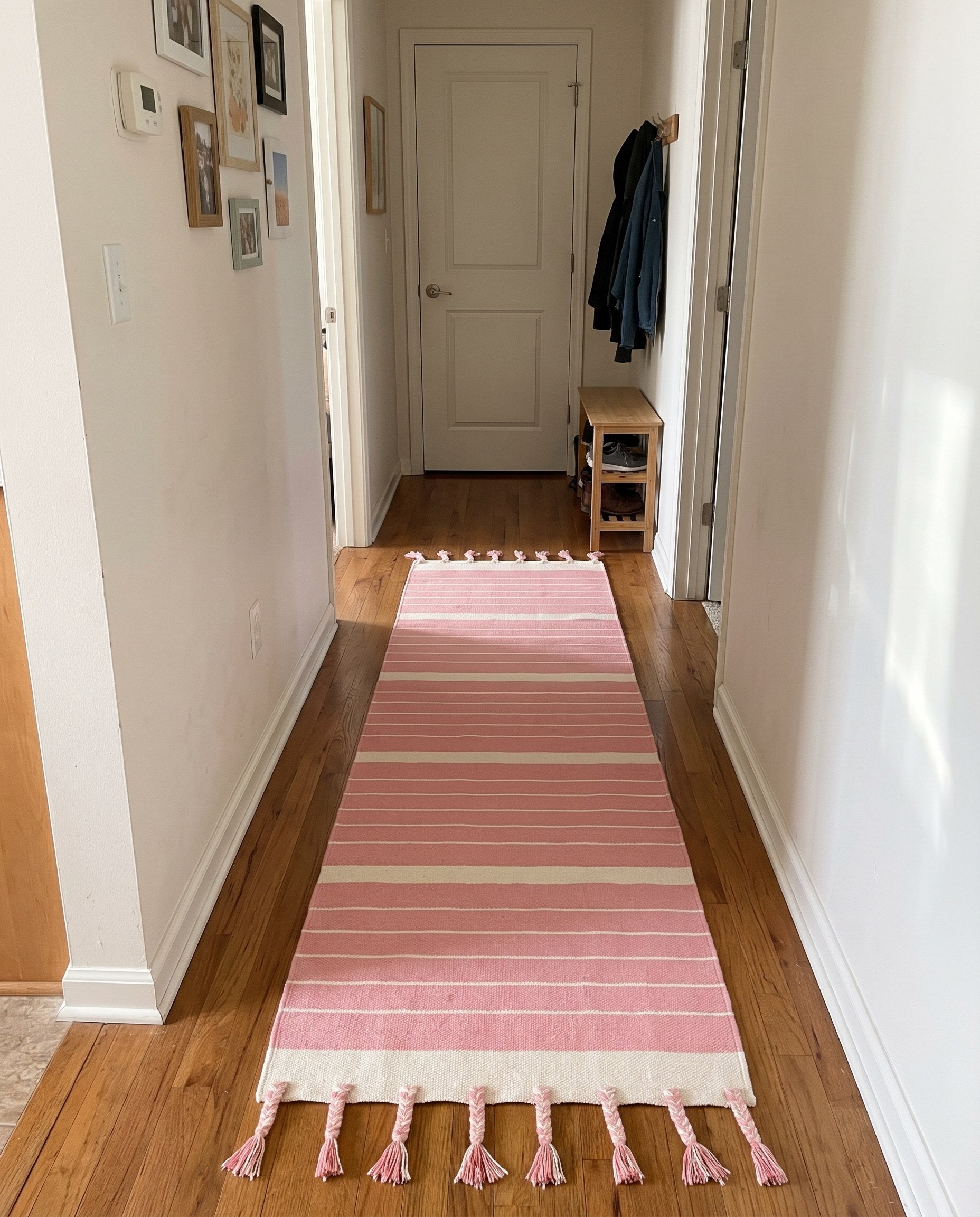2' 7 x 12' Ottley · Striped Chindi Rug