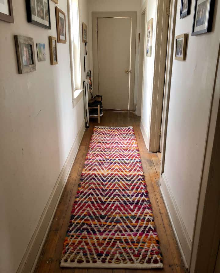 1' 2 x 5' 1 Hopkins · Chevron Chindi Rug, multi