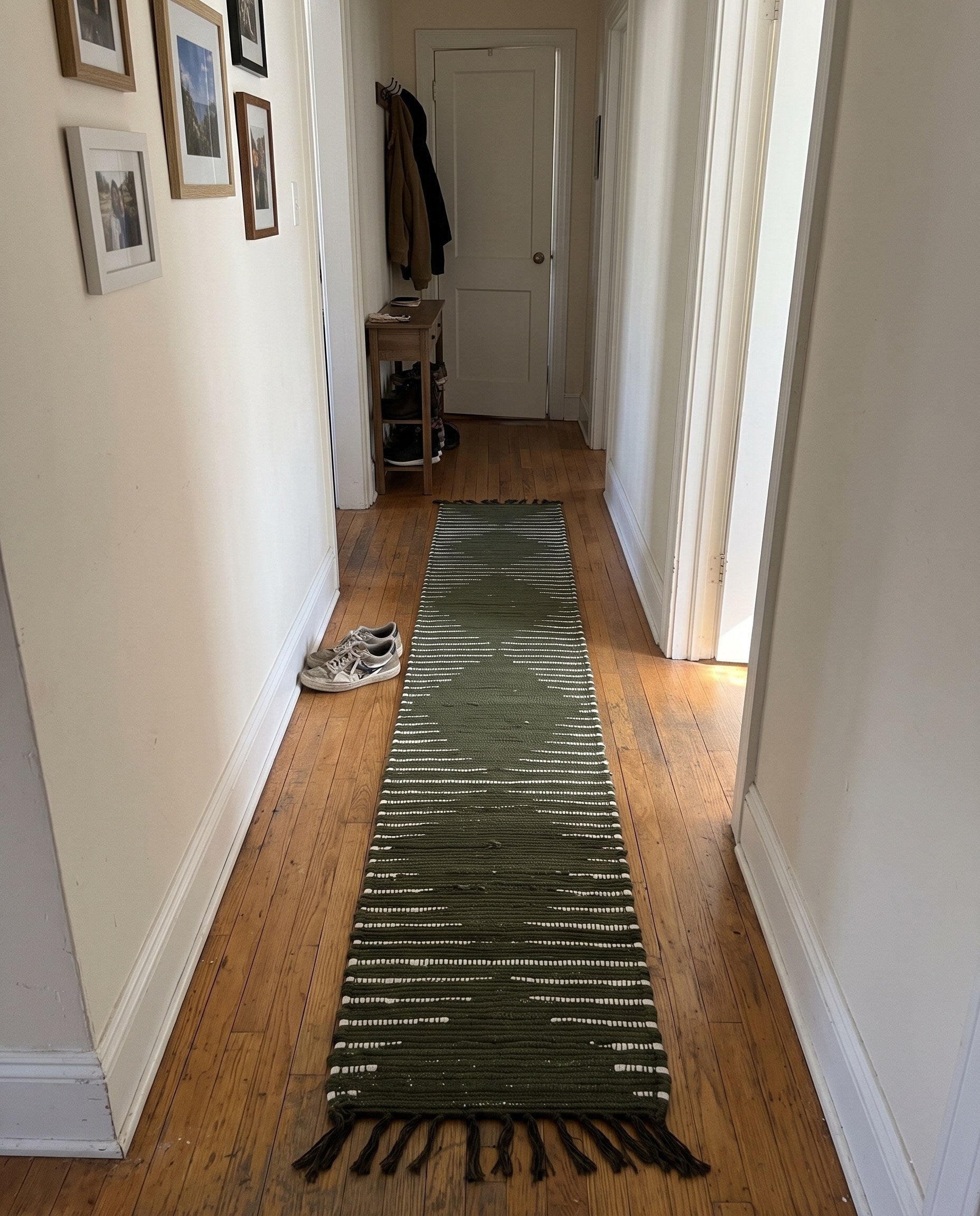 1' 2 x 8' Roper · Striped Chindi Rug