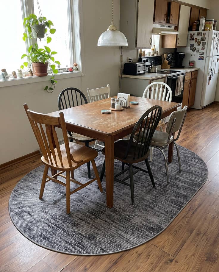 Detail image of 2' x 3' Prewitt · Gradient lines rug, gray and ivory