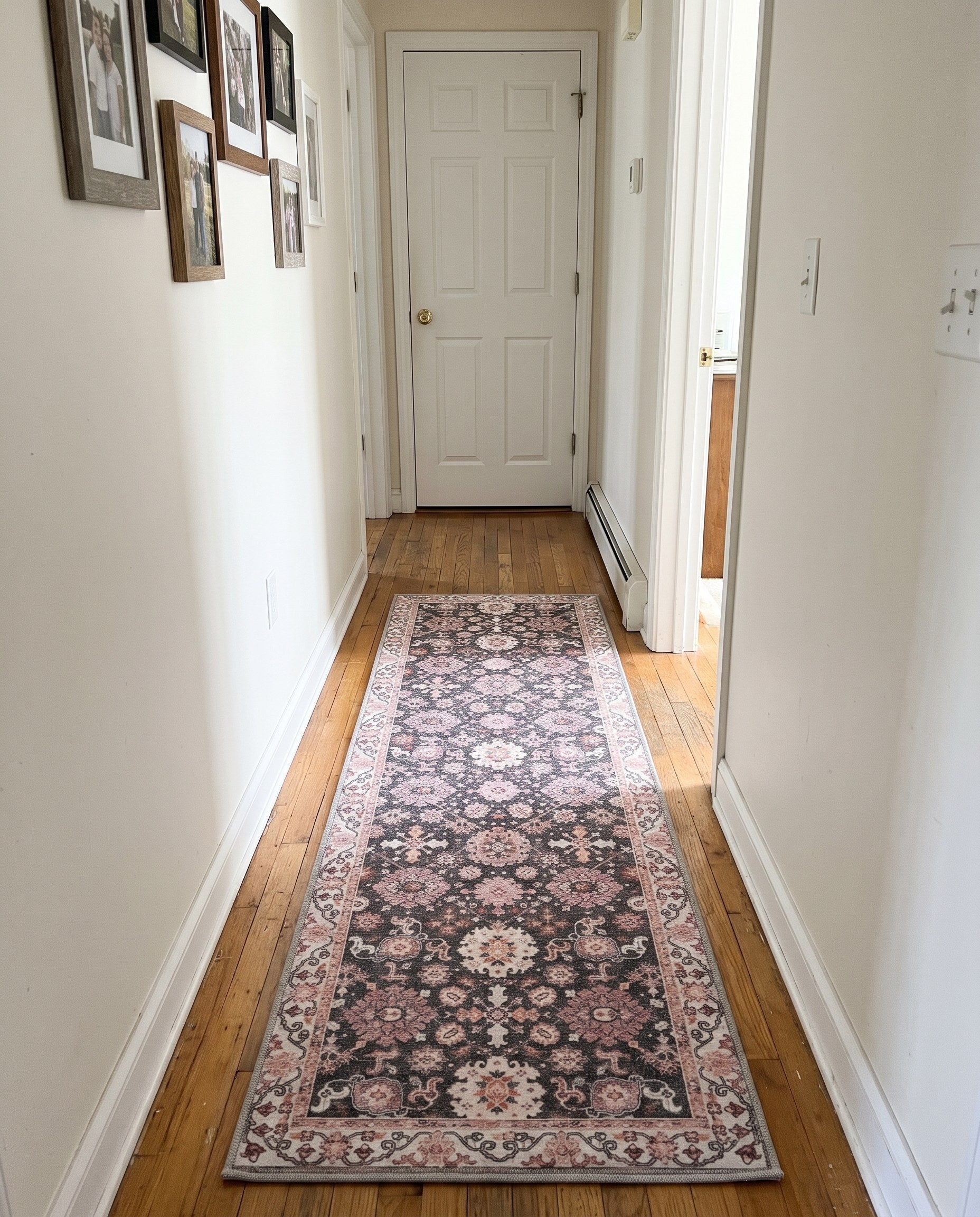 2' 7 x 12' Carden · Border Washable Rug, gray