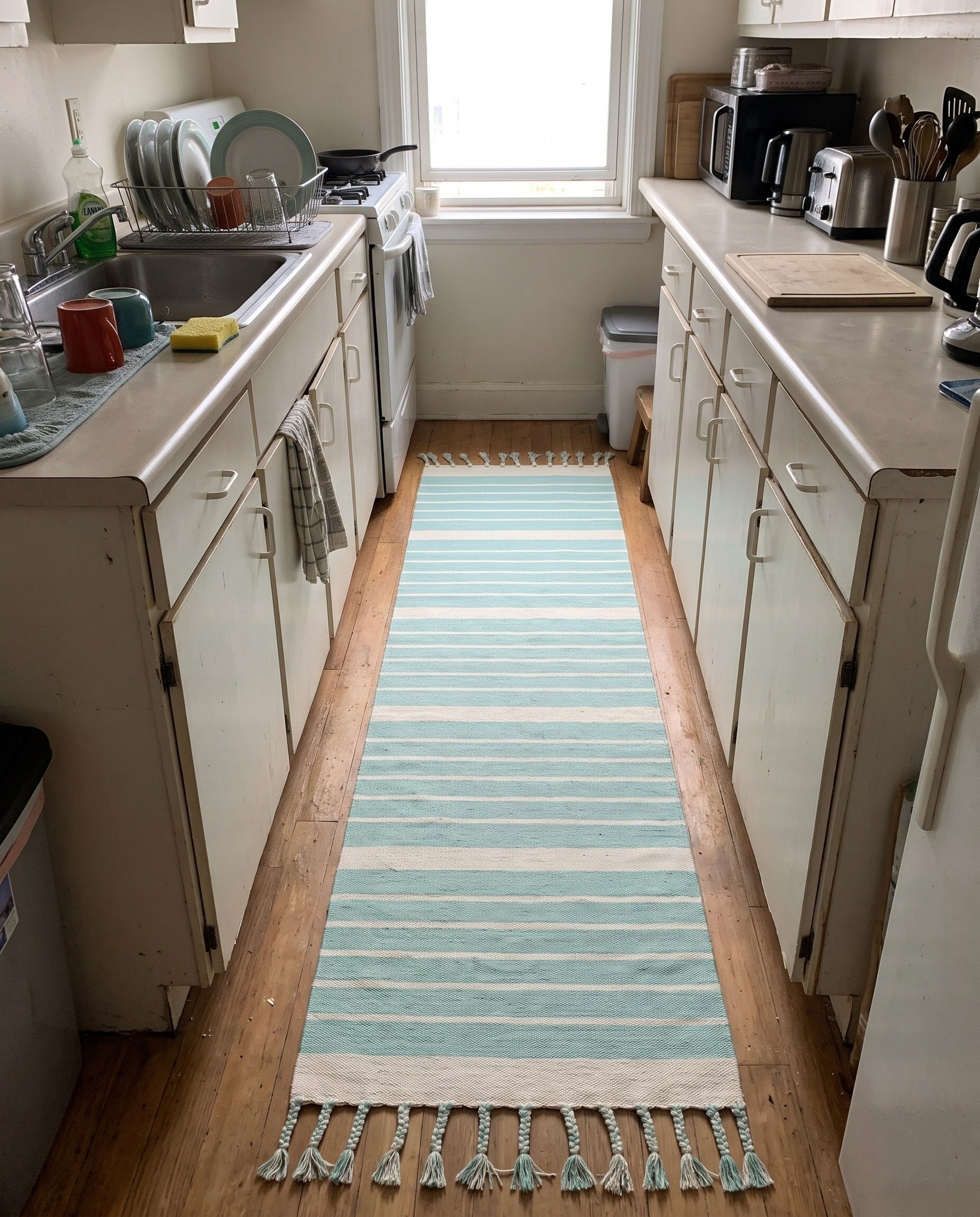 2' 7 x 12' Ottley · Lines Chindi Rug