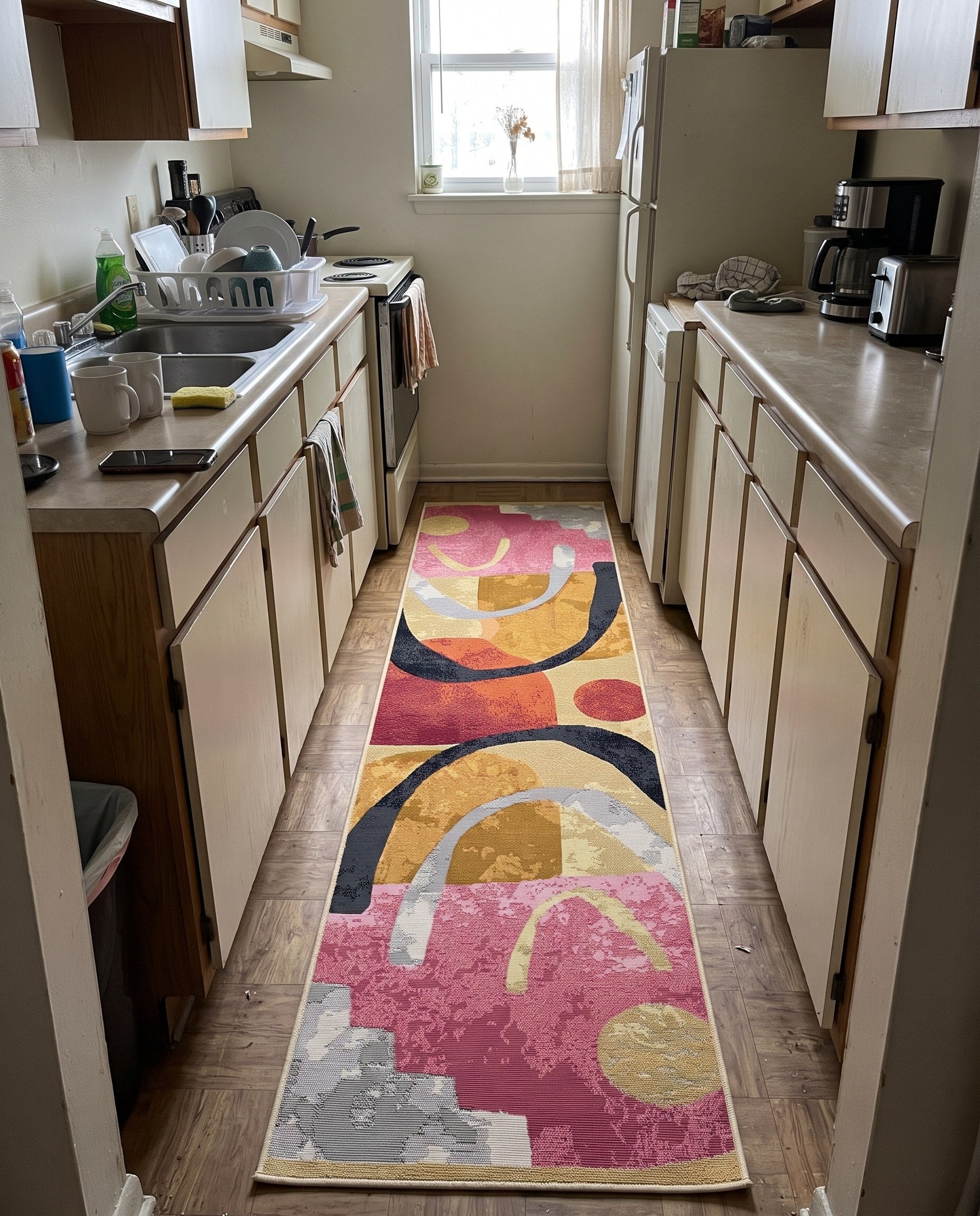 2' 7 x 10' Averill · Abstract geometric Outdoor Rug, multi