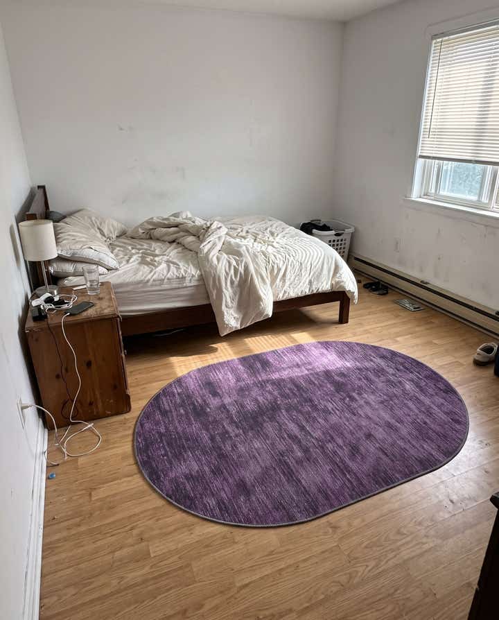 4' x 6' Prewitt · Lines rug, purple