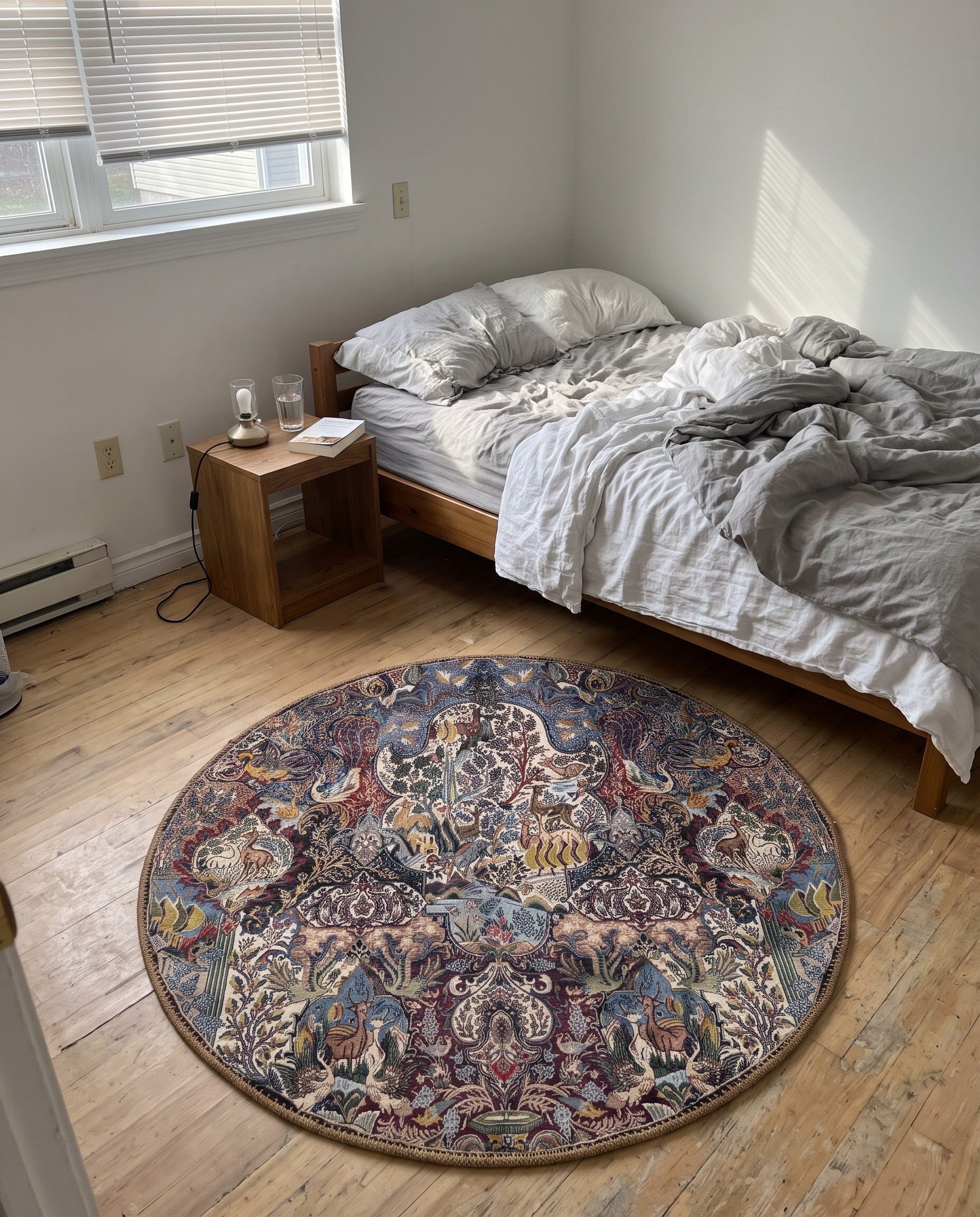 3' 6 x 3' 6 Munday · Border Washable Rug, multi