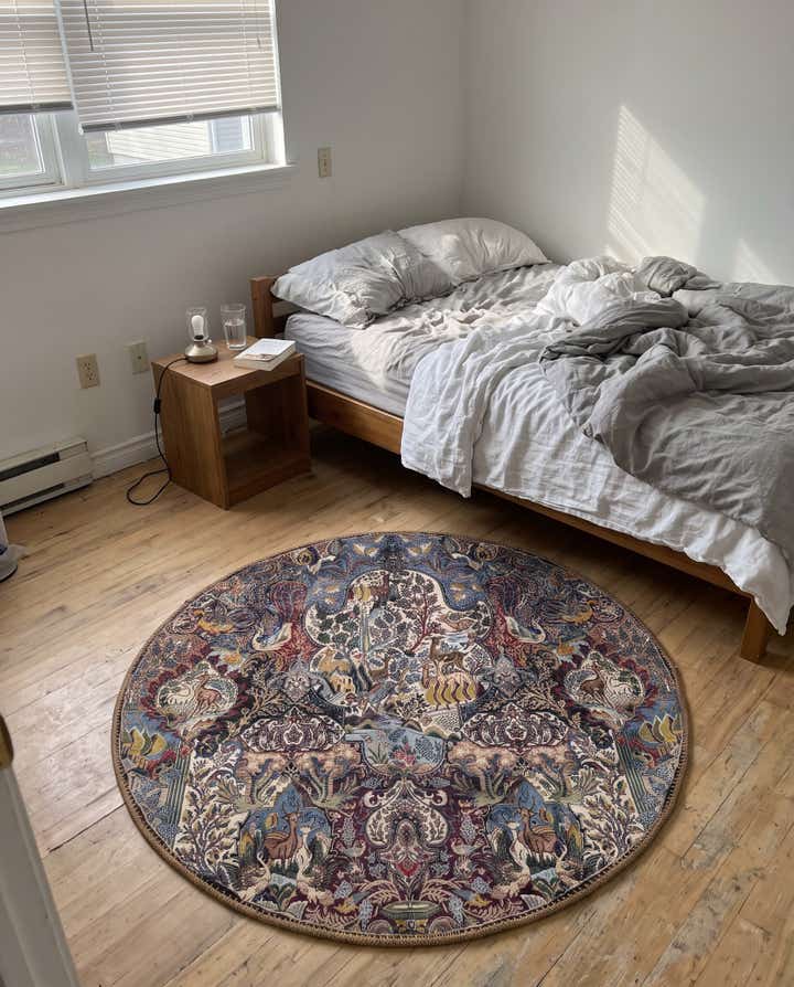 3' 6 x 3' 6 Munday · Border Washable Rug, multi