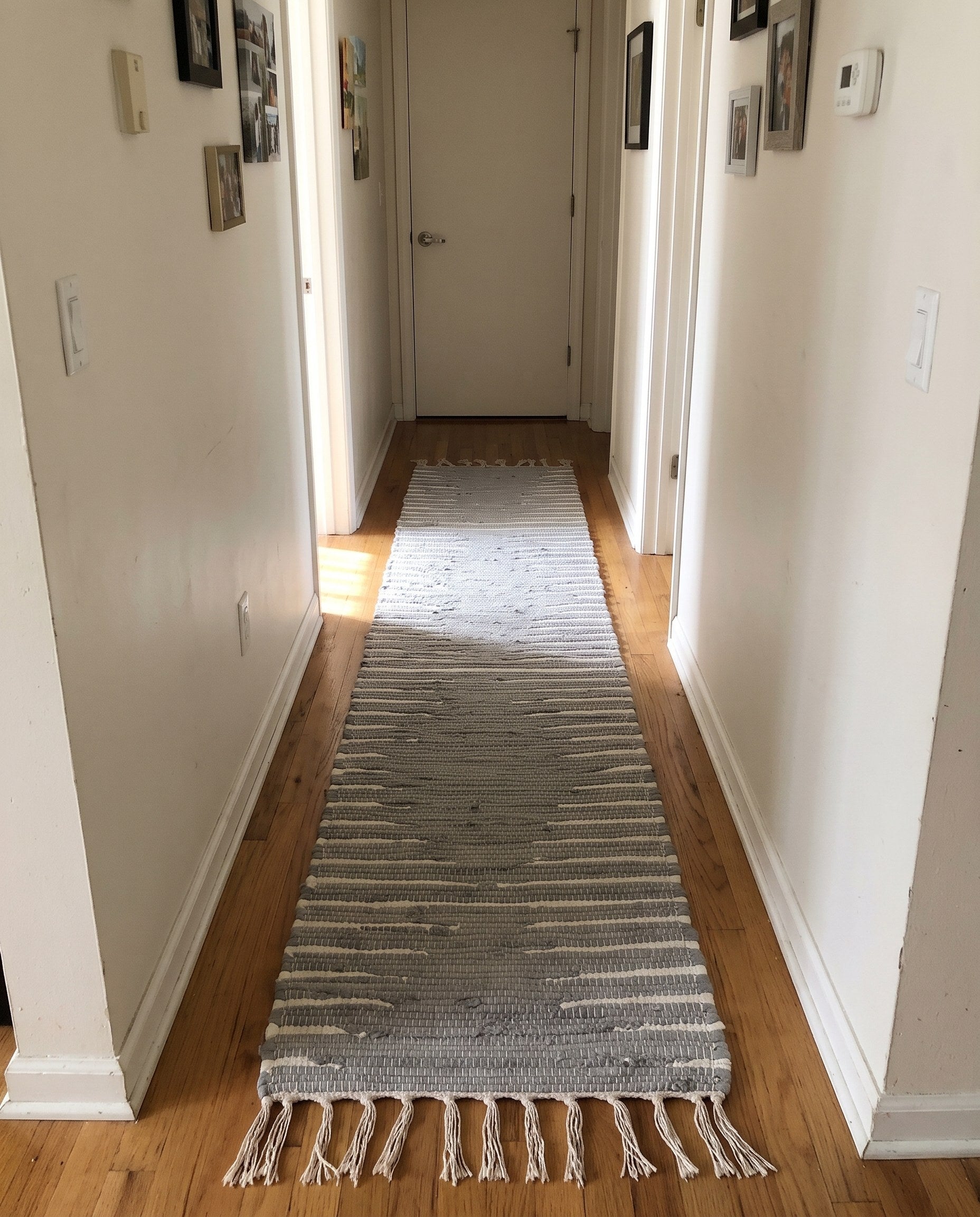 1' 2 x 8' Roper · Striped Chindi Rug