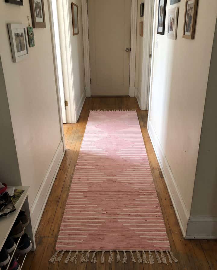 2' 7 x 10' Roper · Lines Chindi Rug