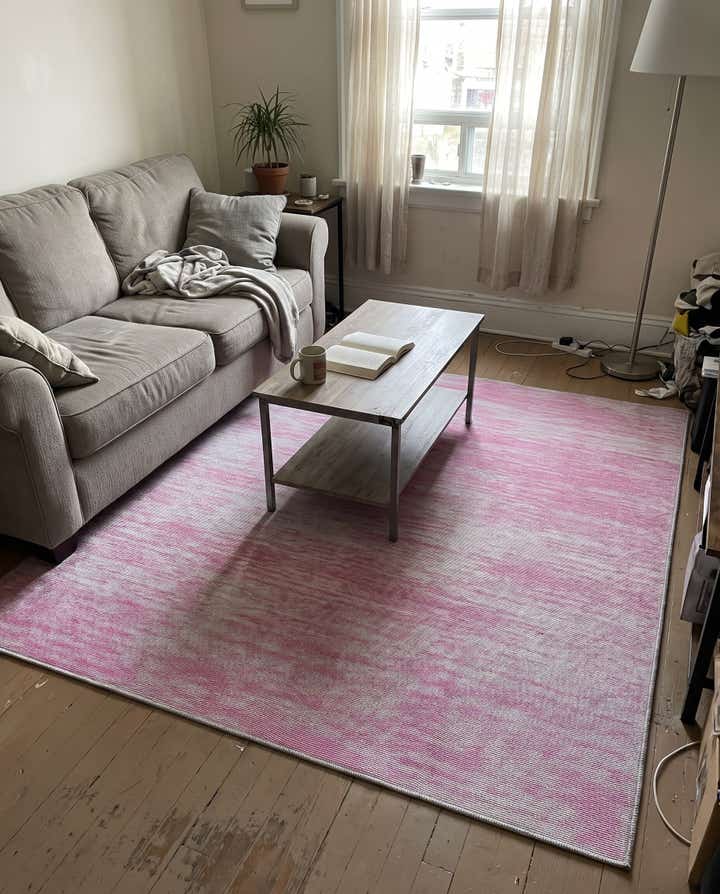 7' 7 x 7' 7 Prewitt · Solid rug, pink