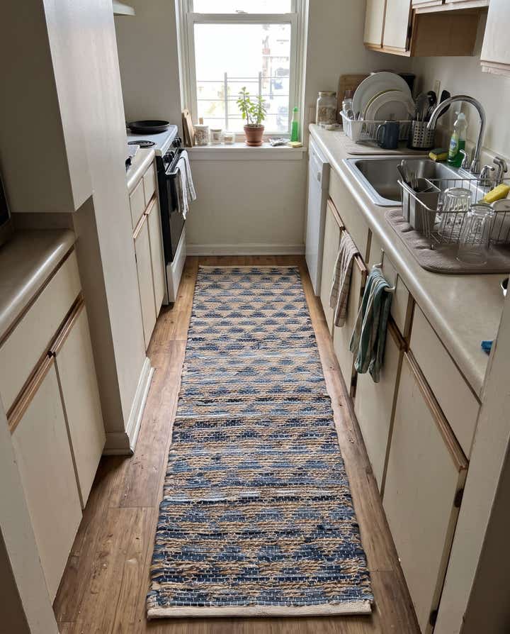 1' 2 x 6' 1 Ashby · Striped Chindi Rug