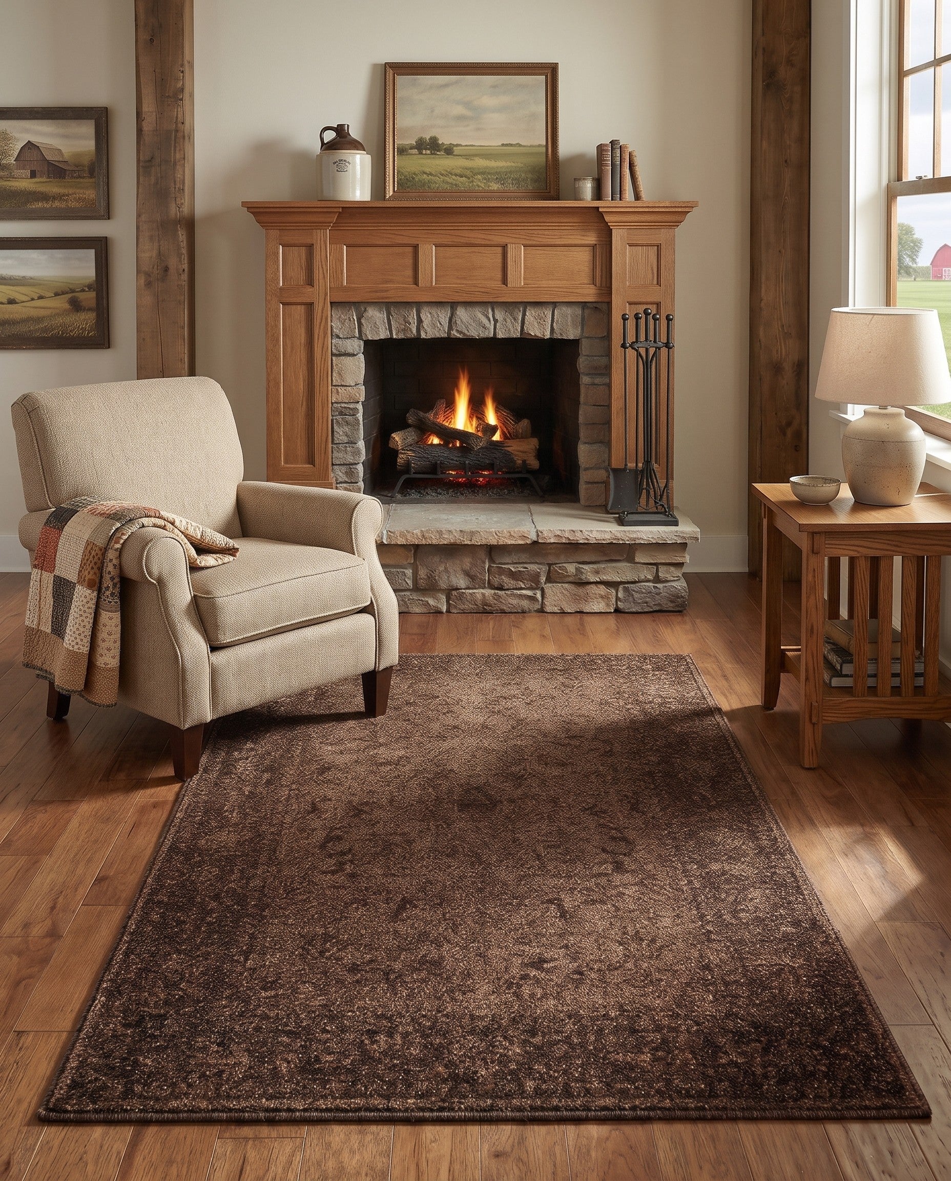 Brown Miranda Rug