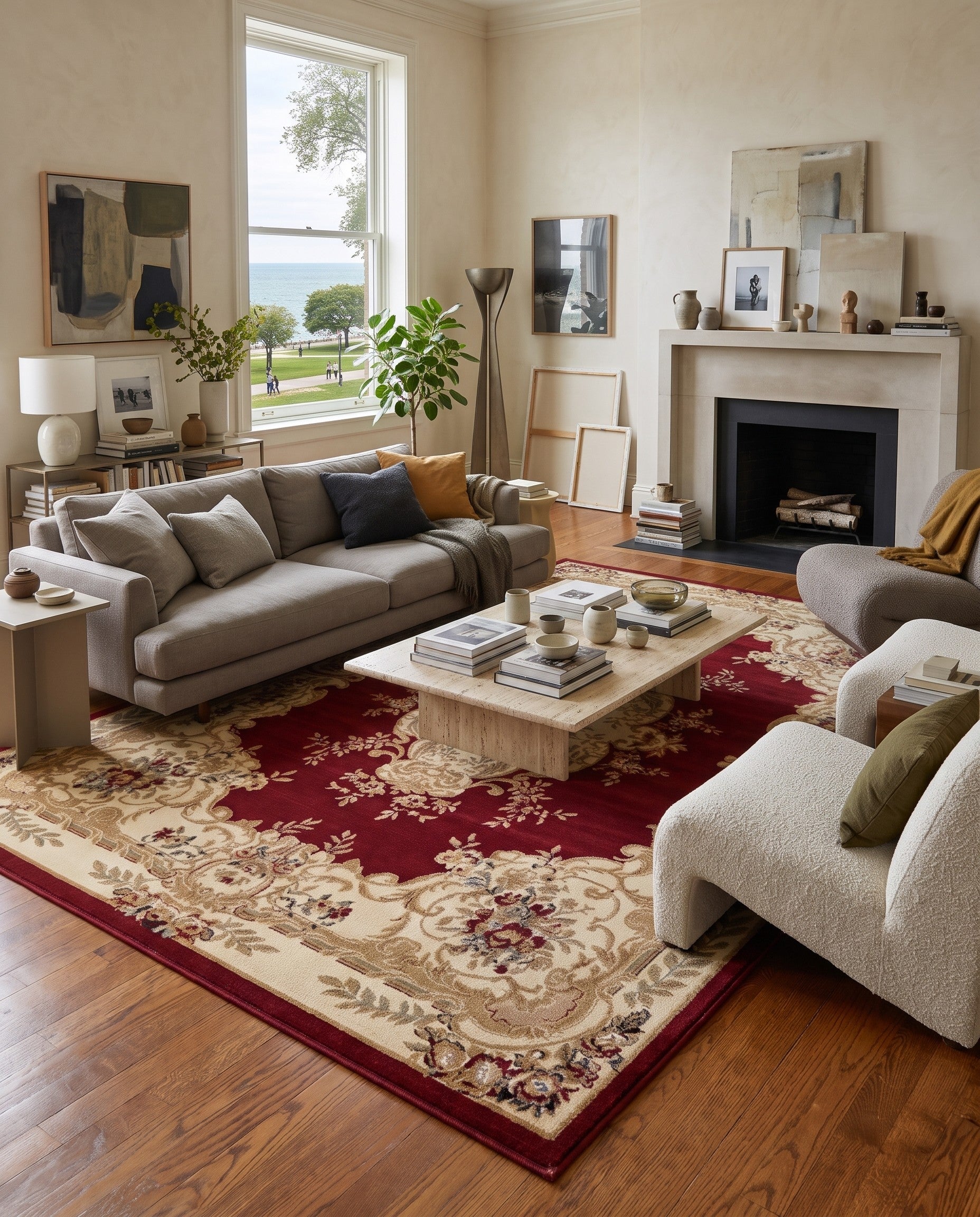 Red Chateau Rug