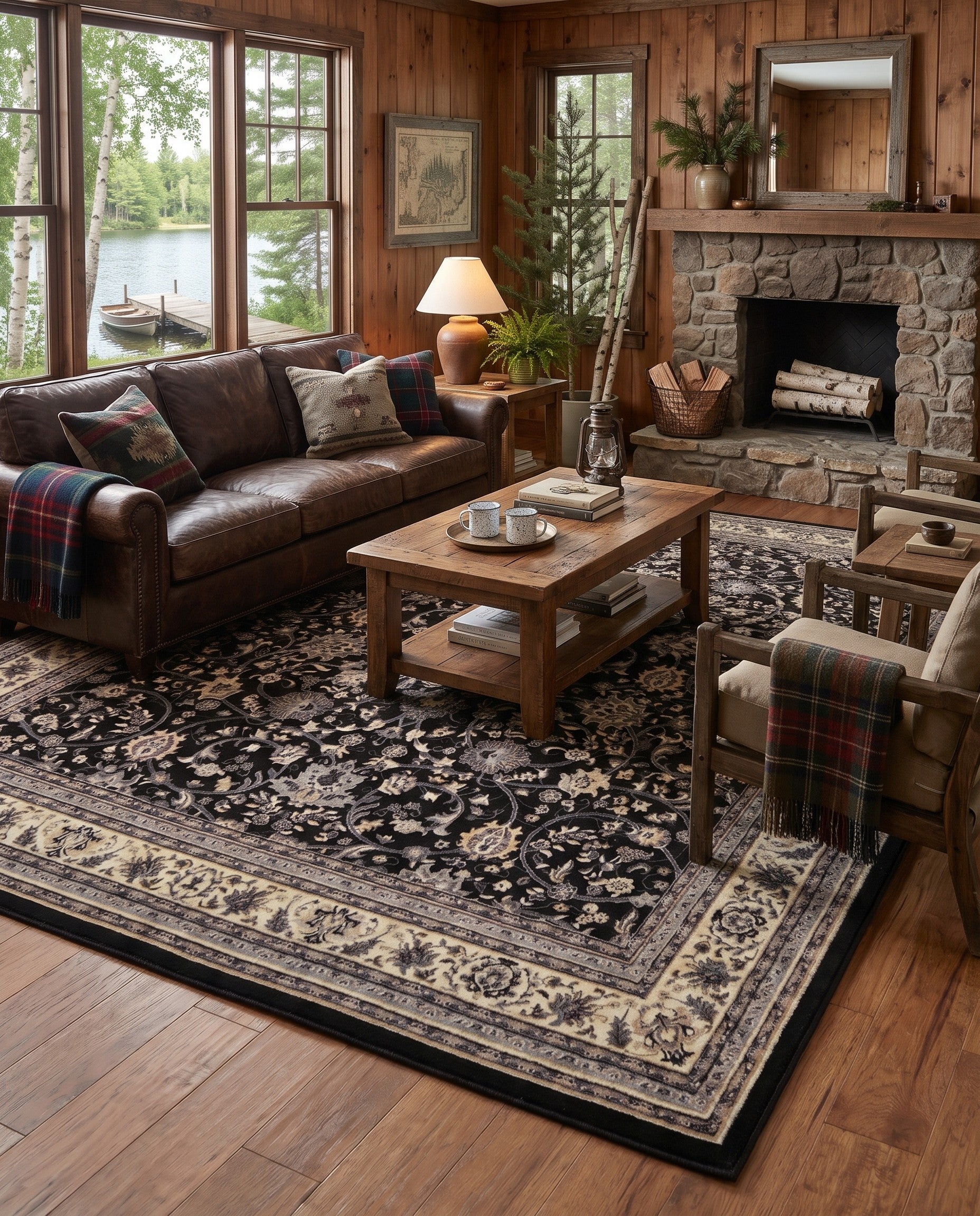Black Yasmin Rug