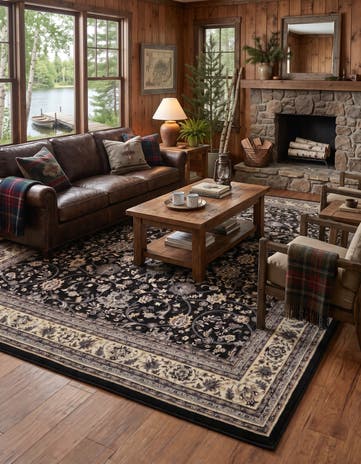 Black Yasmin Rug