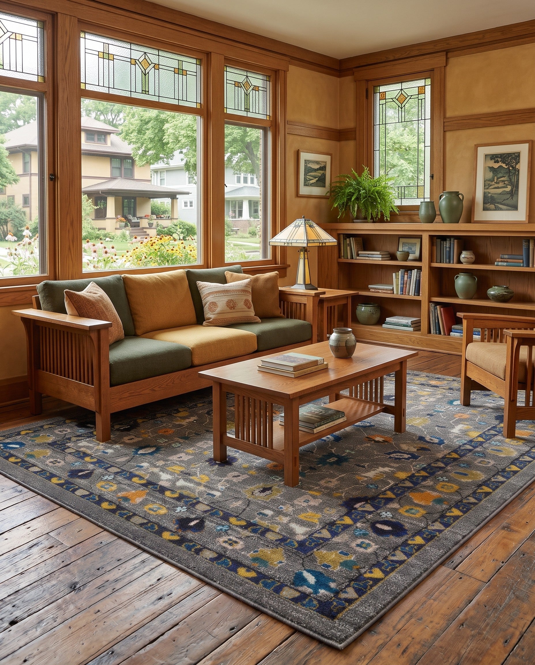 9' x 12' Washable Fleur Rug