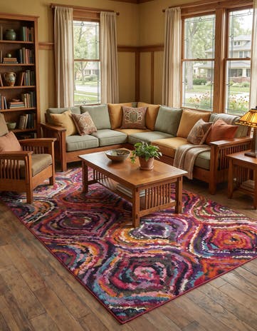 Washable Hyacinth Rug