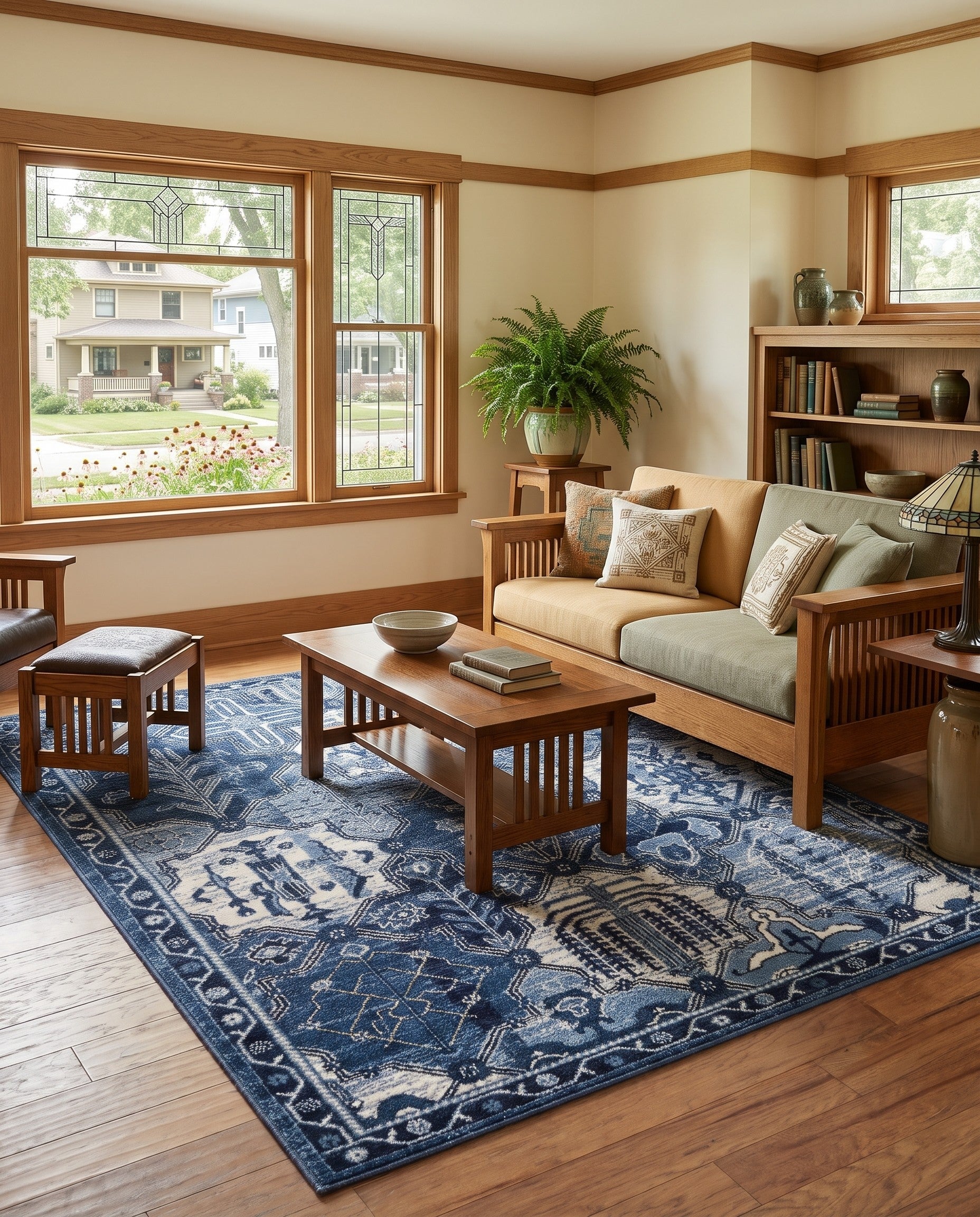 Blue Miranda Rug