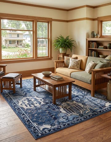 Blue Miranda Rug