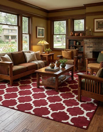 7' 10 x 11' Lattice Rug