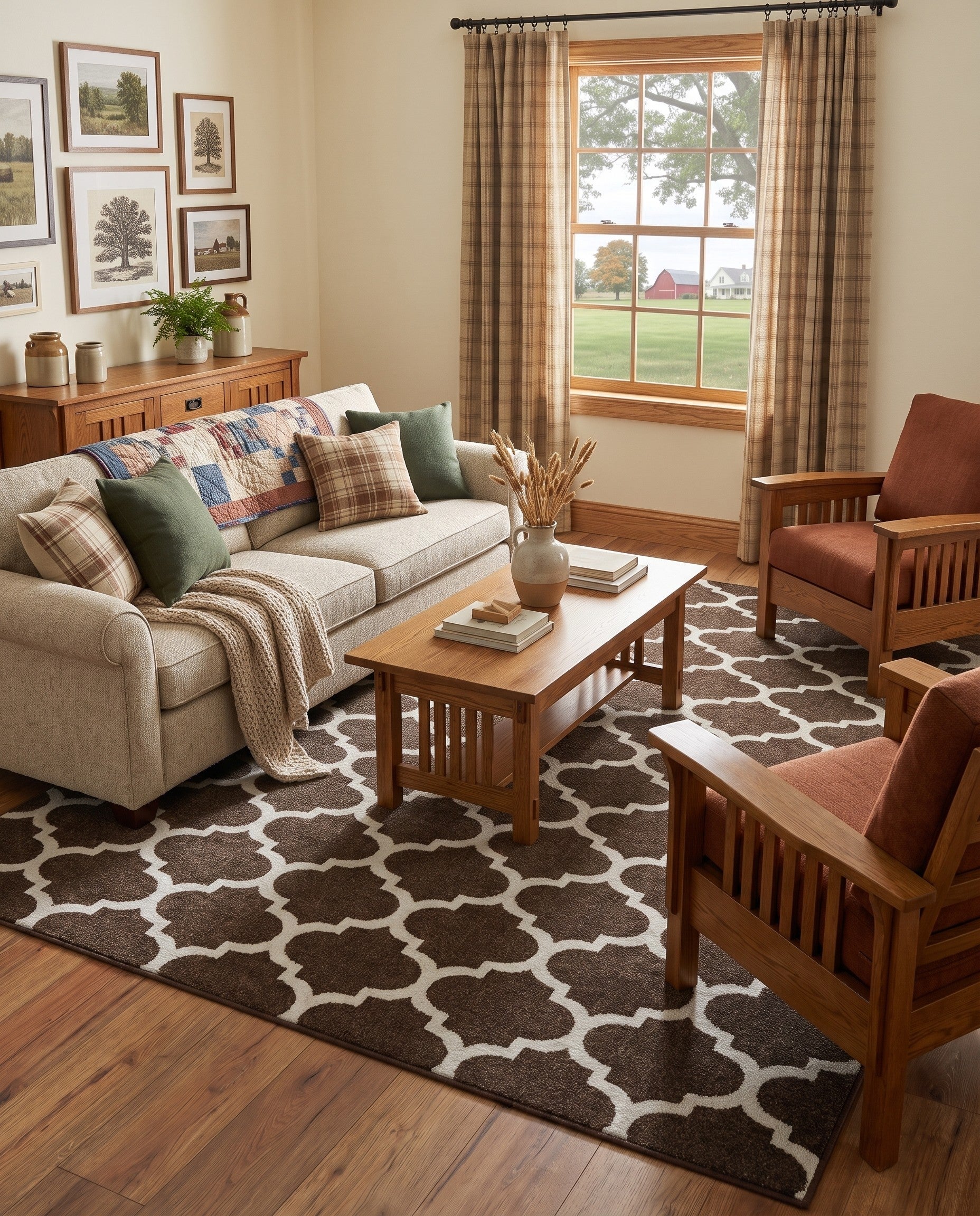 7' 10 x 11' Lattice Rug