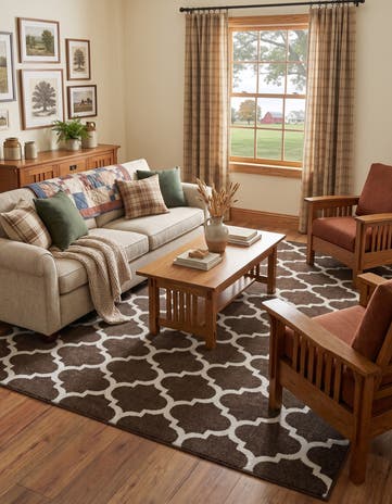 7' 10 x 11' Lattice Rug