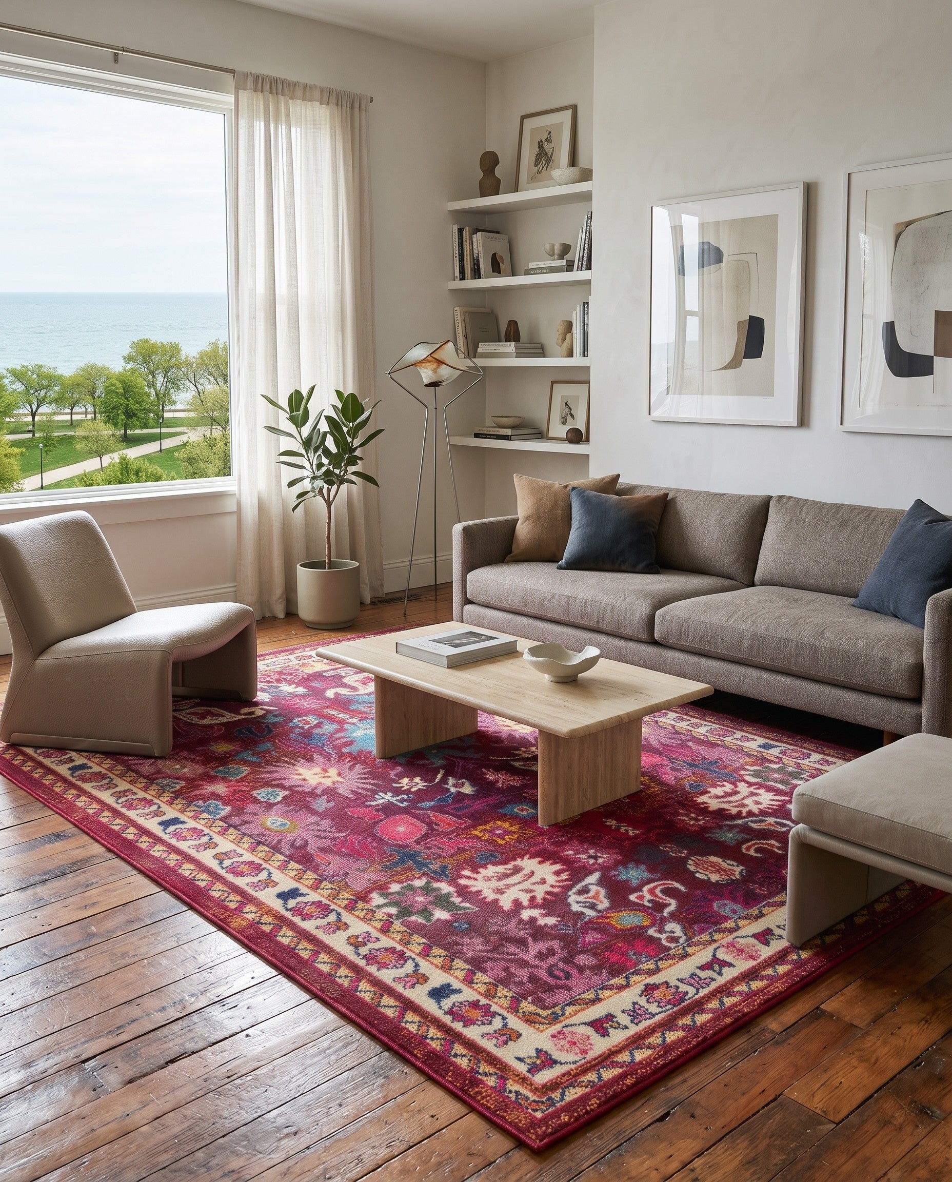 Washable Fleur Rug