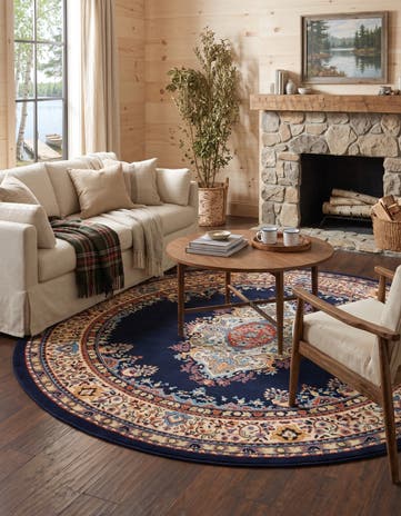 7' 10 x 7' 10 Amaya Round Rug