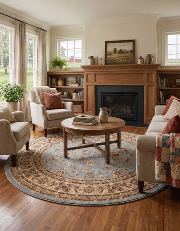 7' 10 x 7' 10 Aditi Round Rug