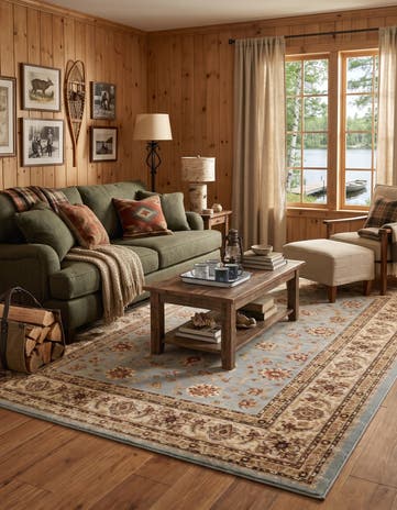 Light Blue Aditi Rug