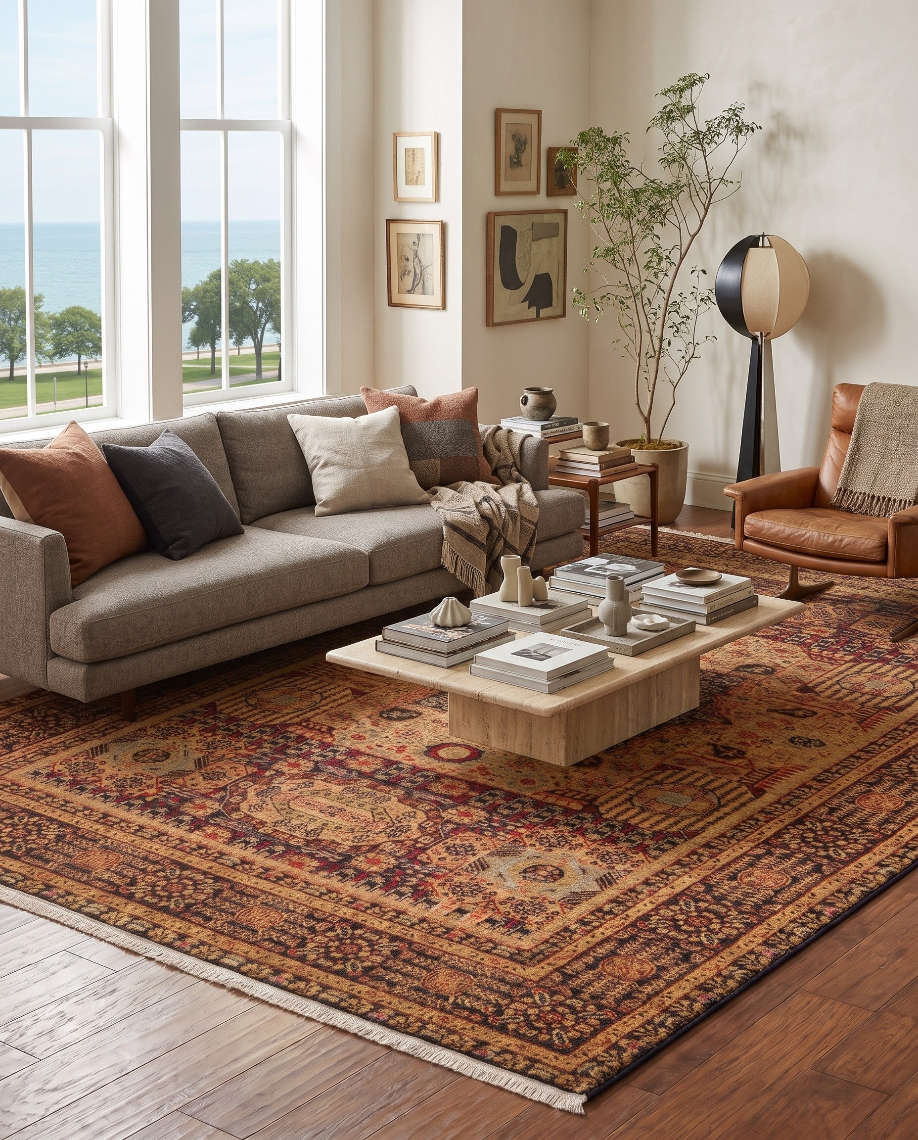 Brown Amina Rug