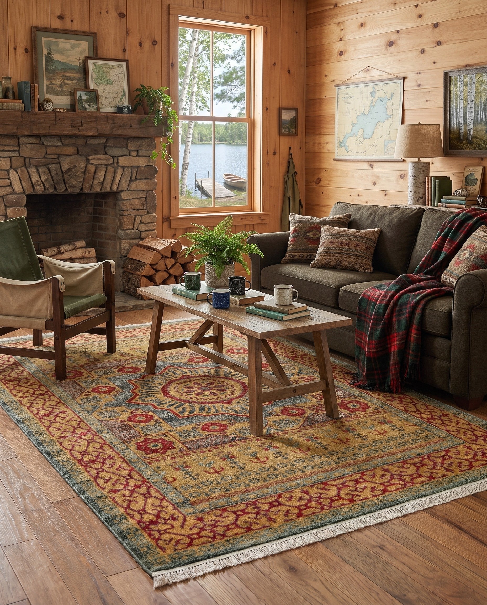 Light Blue Amina Rug