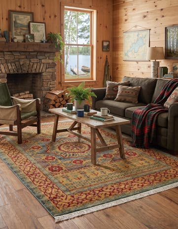 Light Blue Amina Rug