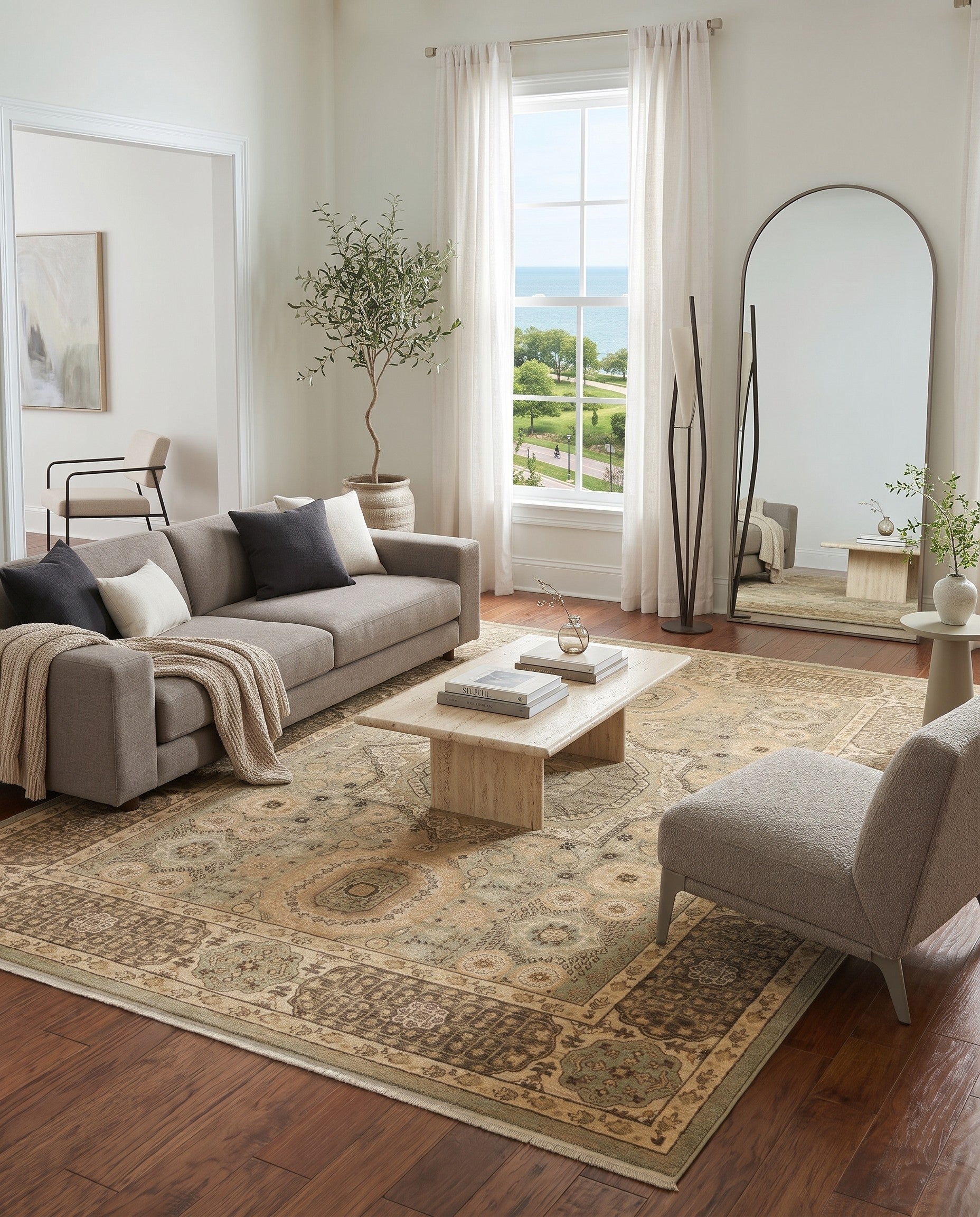 Light Green Amina Rug