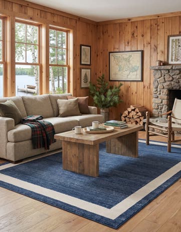 Navy Blue Angelica Rug