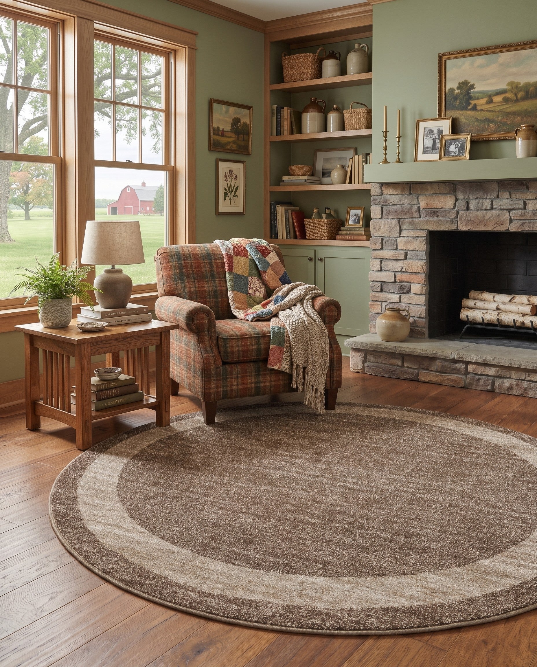 6' x 6' Angelica Round Rug