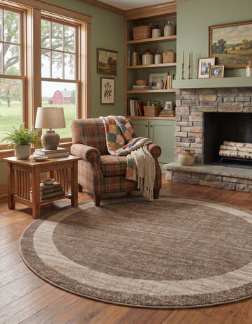 6' x 6' Angelica Round Rug