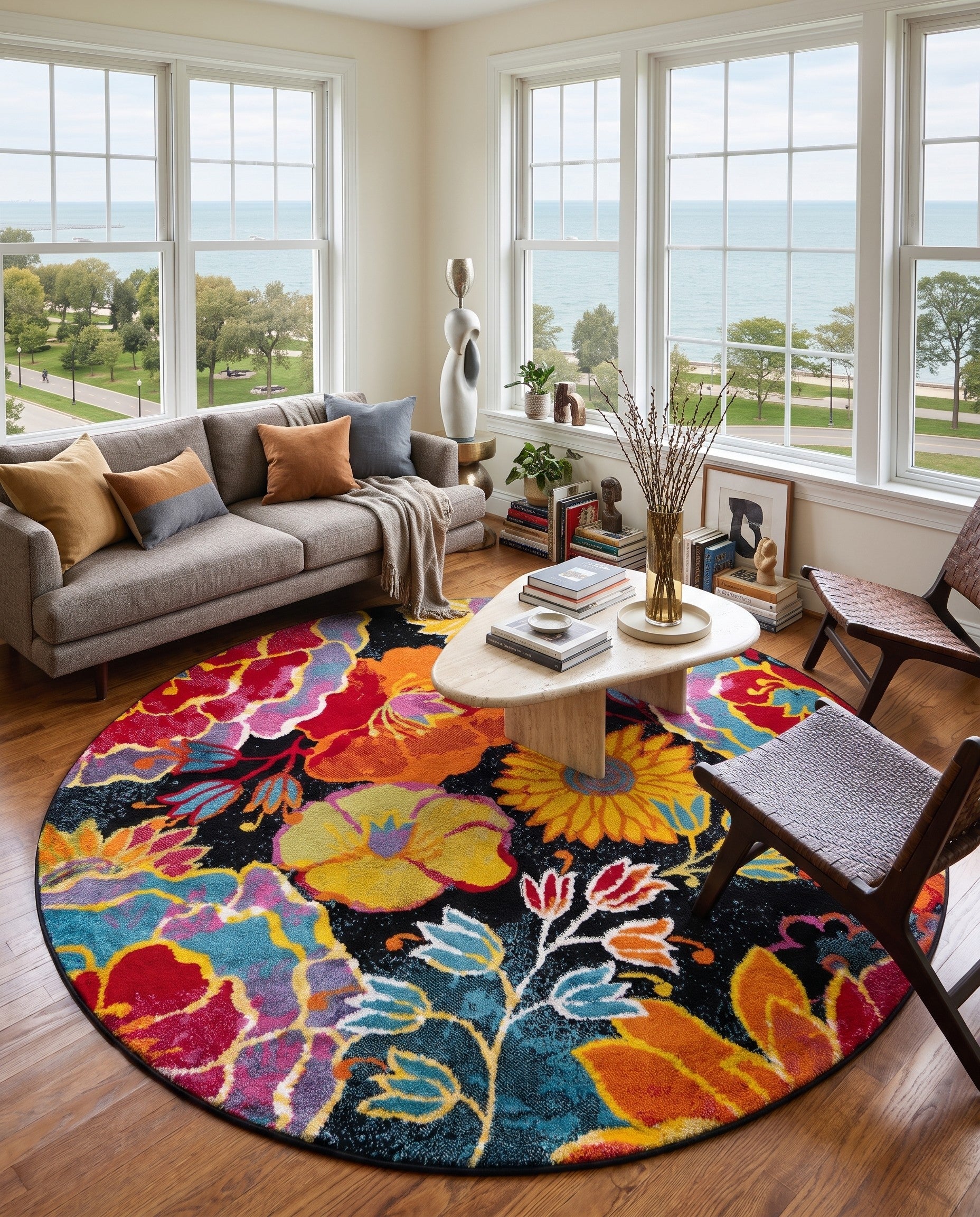 6' x 6' Tuscany Round Rug
