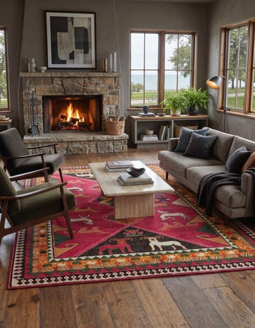 9' x 12' Washable Mesa Rug