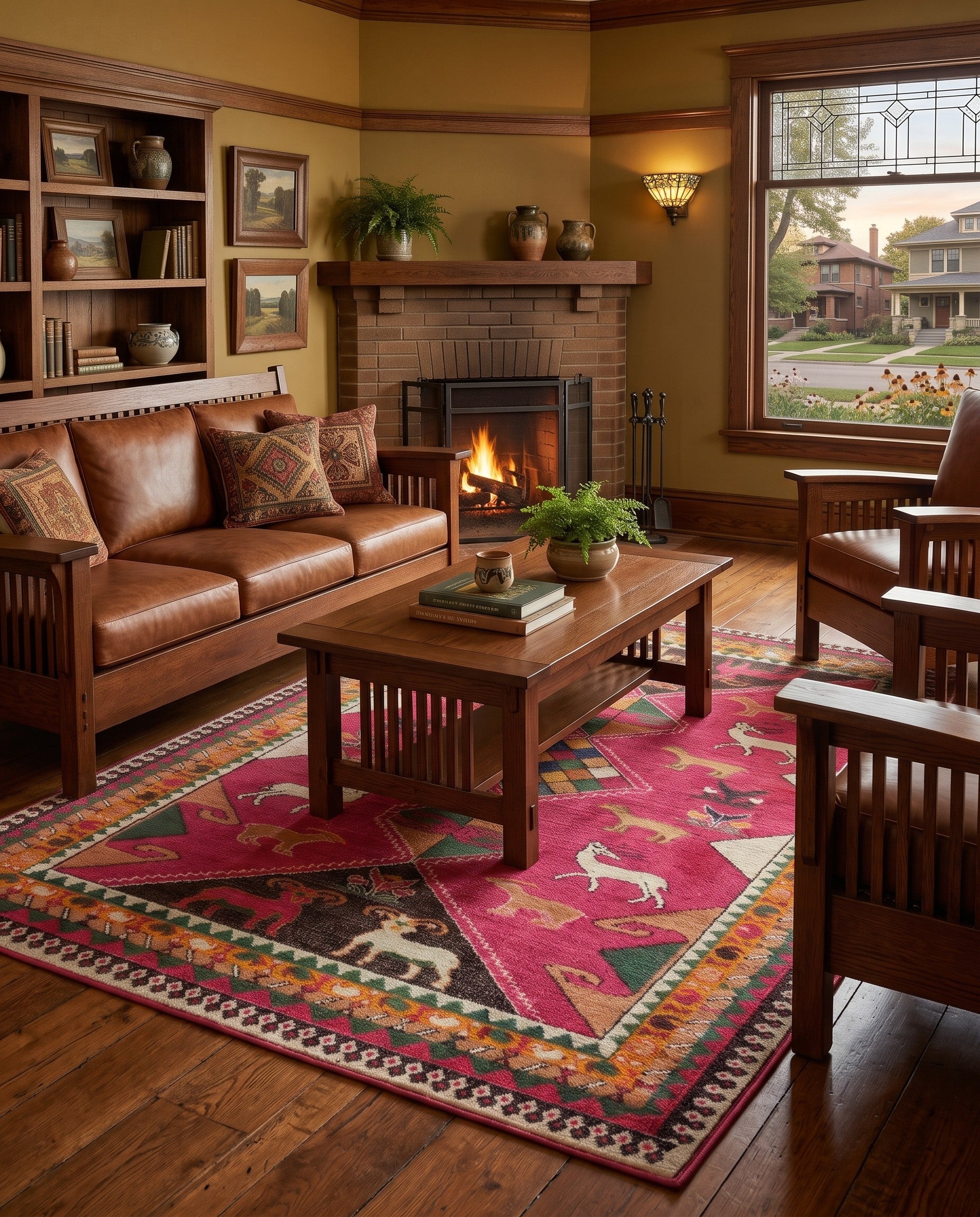 Pink Washable Mesa Rug