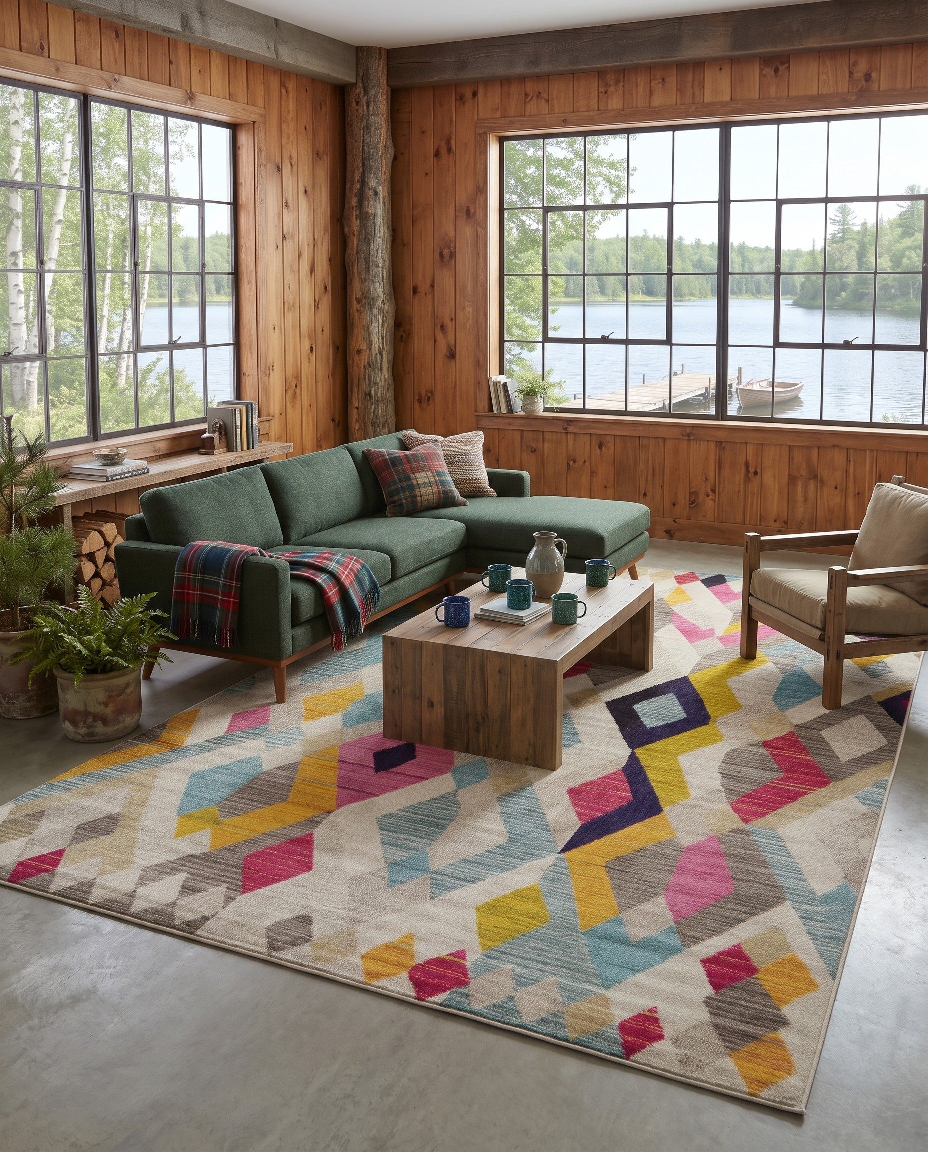 10' 6 x 16' 5 Washable Mesa Rug