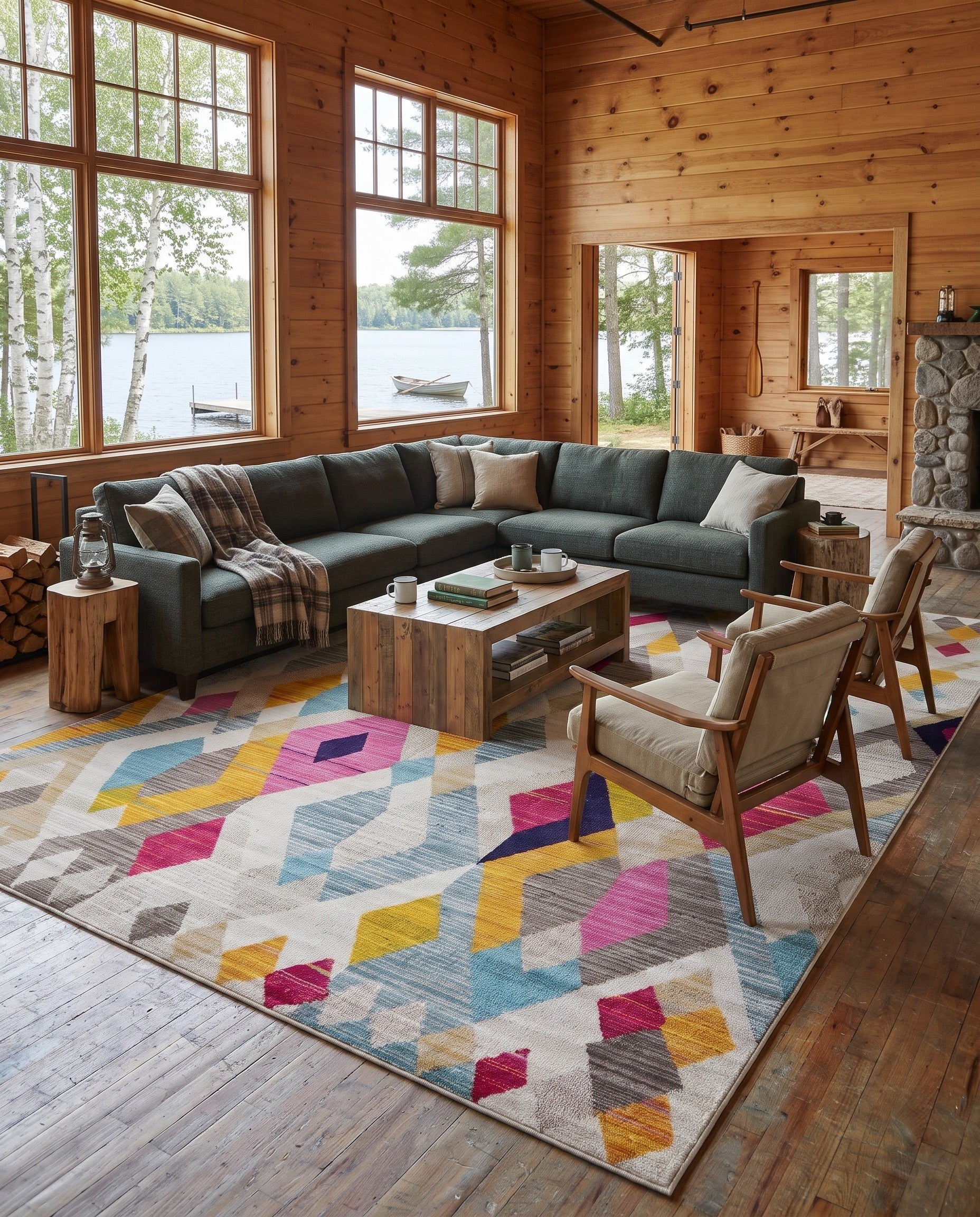 10' 6 x 16' 5 Washable Mesa Rug