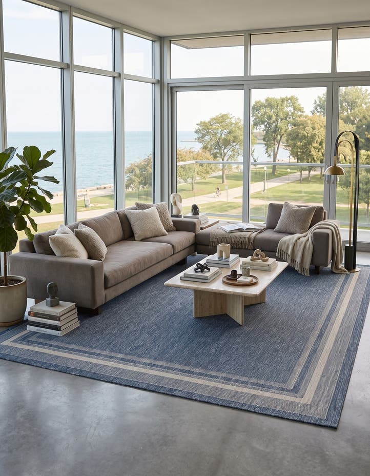 9' x 12' Easy-Clean Border Indoor / Outdoor...