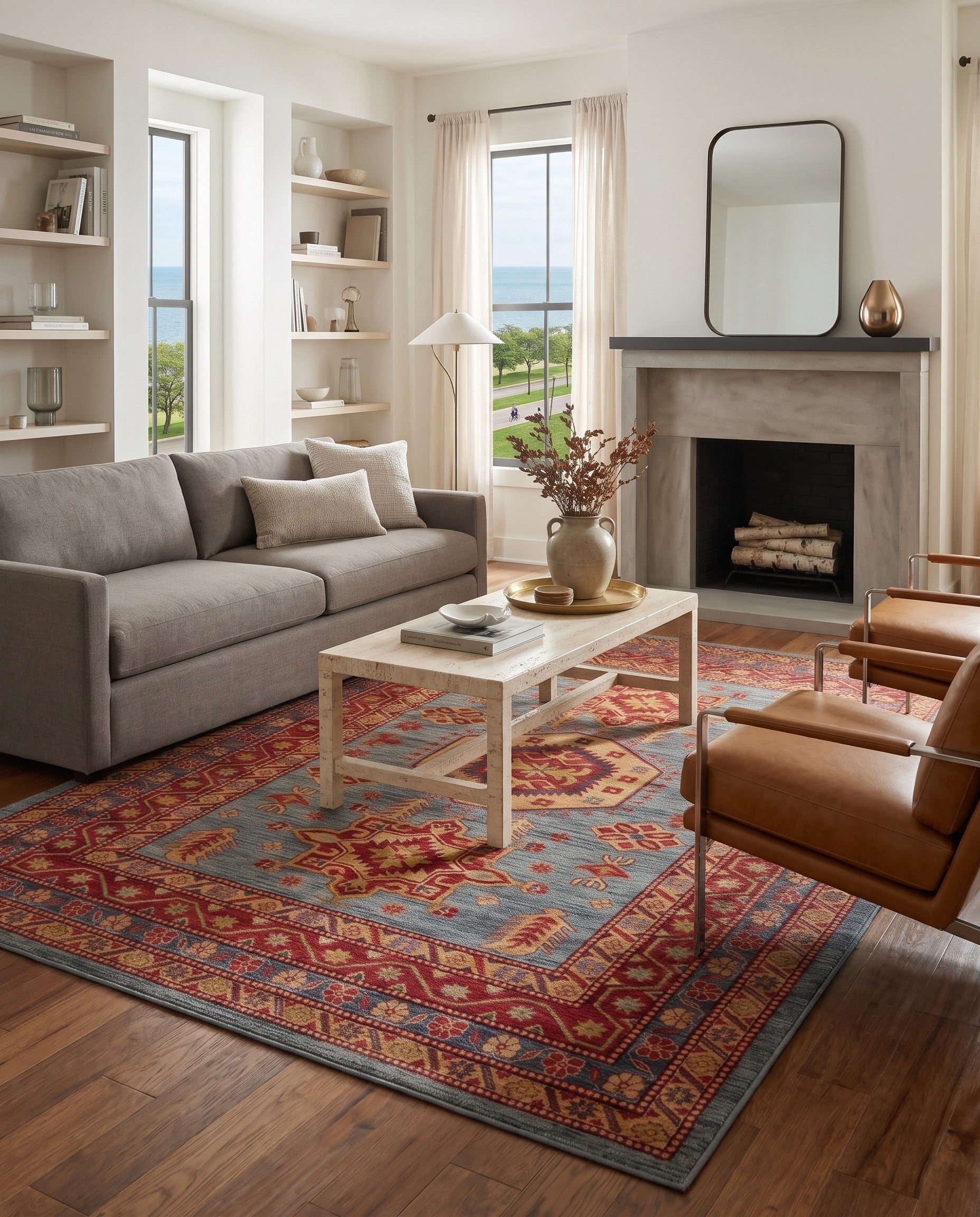 Light Blue Sara Rug